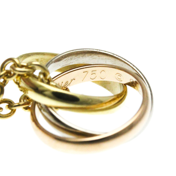 CARTIER 18k Yellow Gold Trinity Necklace - Picture 5 of 14